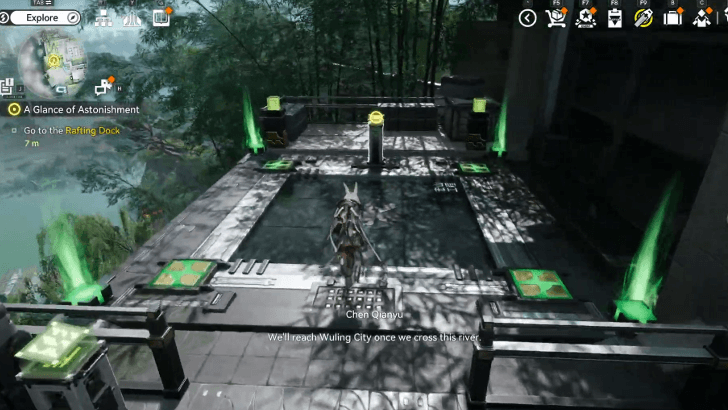 Go to the Rafting Dock