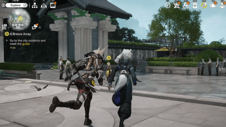 Go to the City Outskirts and Meet the Guide