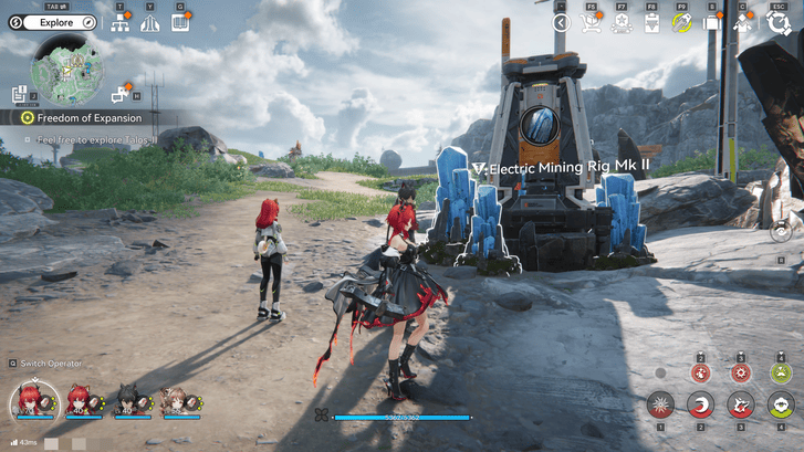 Arknights Endfield Use Electric Mining Rig Mk II on Ferrium Ore Mineral Beds