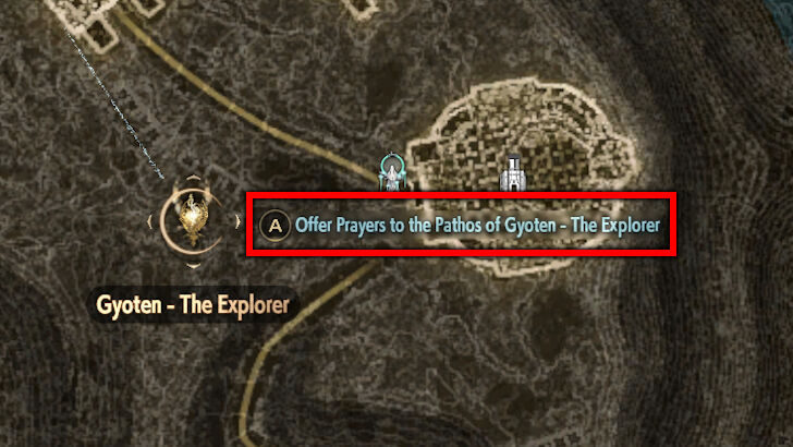 Offer Prayers From the Map Menu