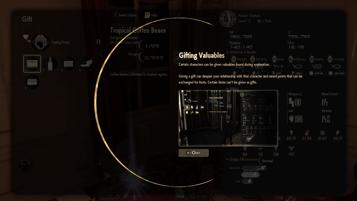 Code Vein 2 - Gifting Valuables