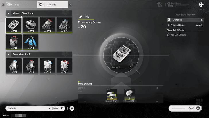 Arknights Endfield Use Amethyst Components to Craft Gear.==