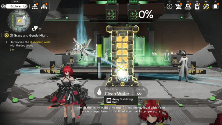 Harmonize the Stabilizing Rods with the Jet Drone