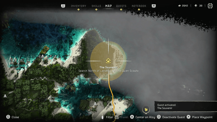 1 Search North of Landfall for the Quen Scouts