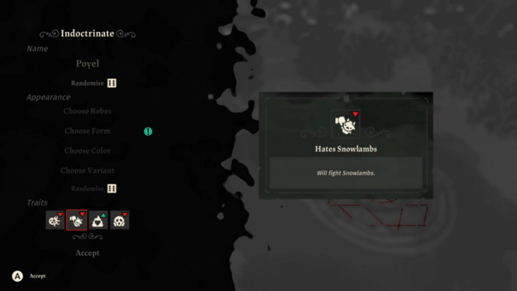 Hates Snowlambs Trait