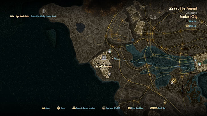 Seized Substation Location