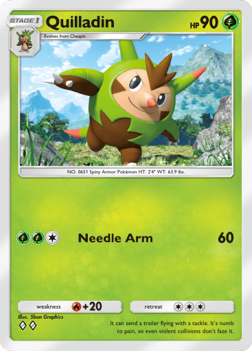 Pokemon TCG Pocket - B2 009 Quilladin