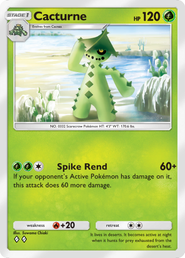 Pokemon TCG Pocket - B2 007 Cacturne