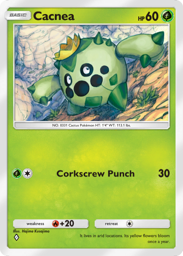 Pokemon TCG Pocket - B2 006 Cacnea