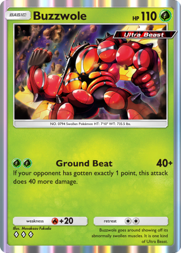 Pokemon TCG Pocket - B2 014 Buzzwole