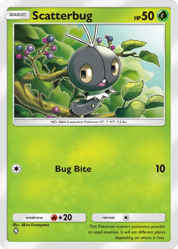Pokemon TCG Pocket - B2 011 Scatterbug