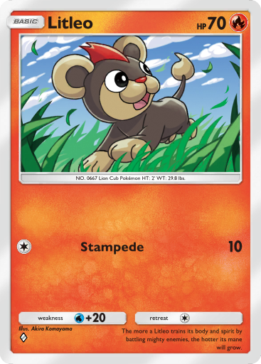 Pokemon TCG Pocket - B2 020 Litleo
