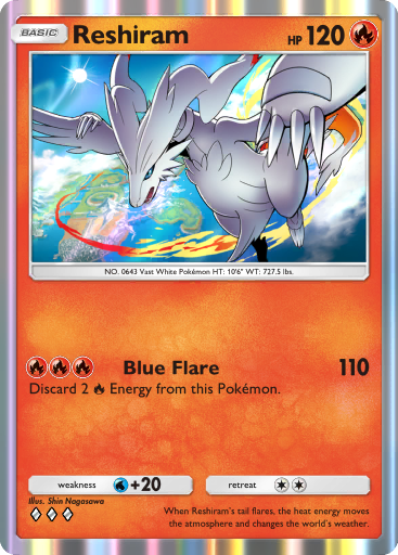 Pokemon TCG Pocket - B2 019 Reshiram