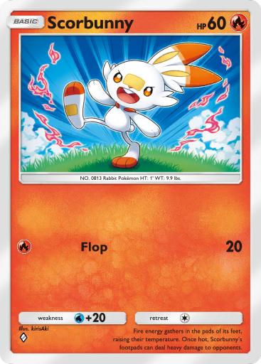 Pokemon TCG Pocket - B2 024 Scorbunny