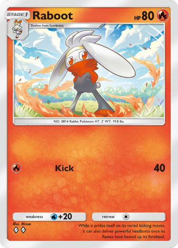 Pokemon TCG Pocket - B2 025 Raboot