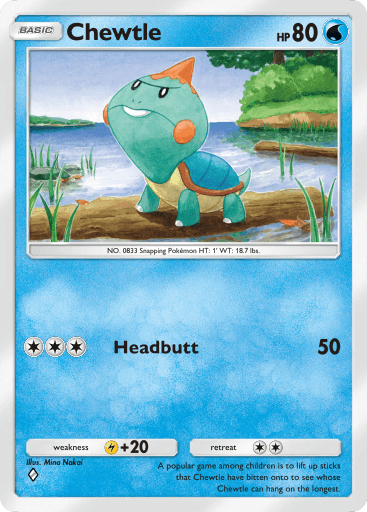 Pokemon TCG Pocket - B2 043 Chewtle