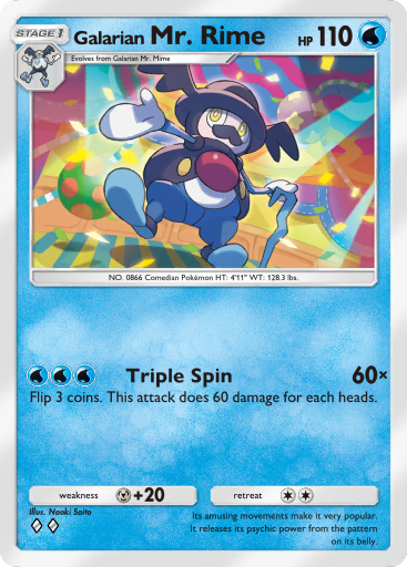 Pokemon TCG Pocket - B2 031 Galarian Mr. Rime