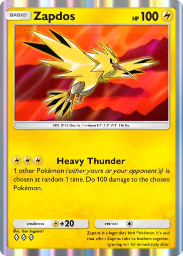 Pokemon TCG Pocket - B2 051 Zapdos