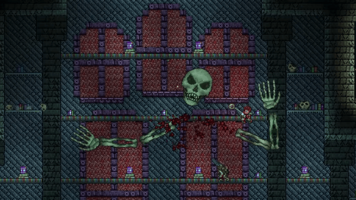 Terraria 1.4.5 new dungeon layout Skeletron 