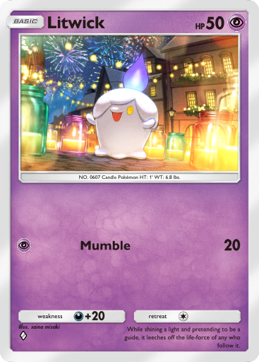 Pokemon TCG Pocket - B2 067 Litwick