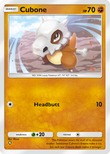 Pokemon TCG Pocket - B2 082 Cubone