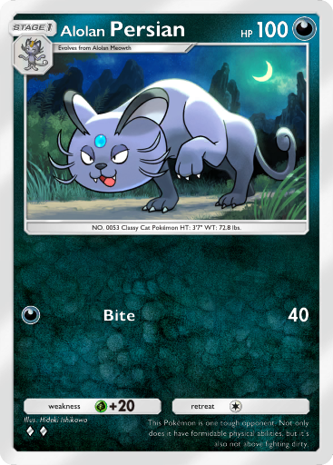 Pokemon TCG Pocket - B2 095 Alolan Persian