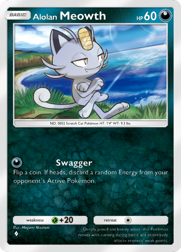 Pokemon TCG Pocket - B2 094 Alolan Meowth