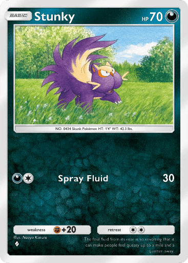 Pokemon TCG Pocket - B2 101 Stunky