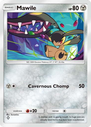 Pokemon TCG Pocket - B2 112 Mawile
