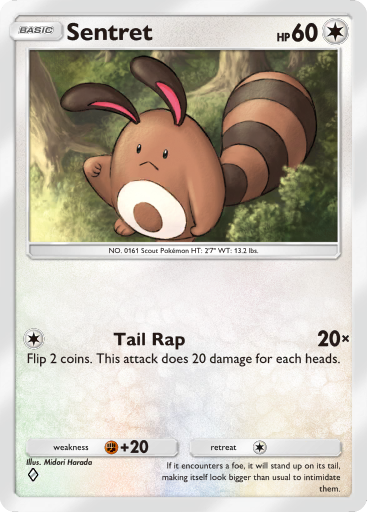 Pokemon TCG Pocket - B2 128 Sentret