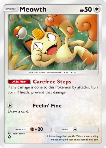 Pokemon TCG Pocket - B2 124 Meowth