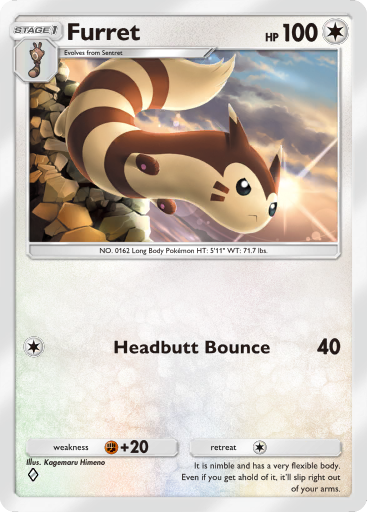 Pokemon TCG Pocket - B2 129 Furret