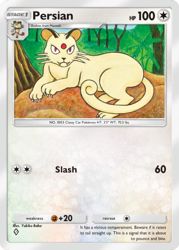 Pokemon TCG Pocket - B2 125 Persian