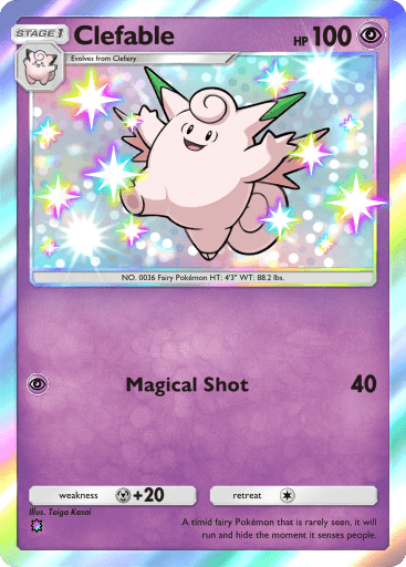 Pokemon TCG Pocket - B2 215 Clefable