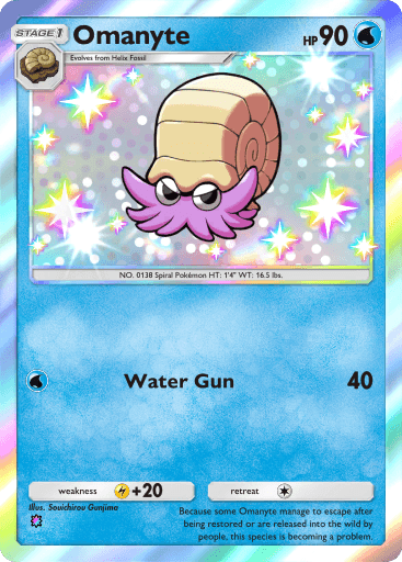Pokemon TCG Pocket - B2 210 Omanyte
