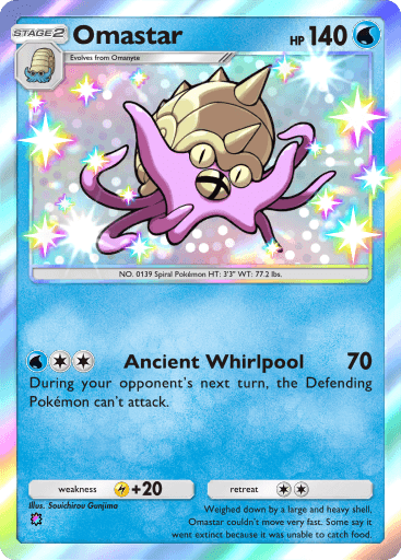 Pokemon TCG Pocket - B2 211 Omastar