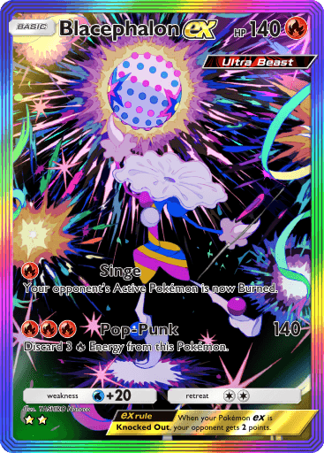Pokemon TCG Pocket - B2 195 Blacephalon ex