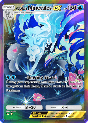 Pokemon TCG Pocket - B2 196 Alolan Ninetales ex
