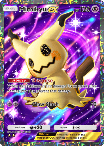Pokemon TCG Pocket - B2 186 Mimikyu ex