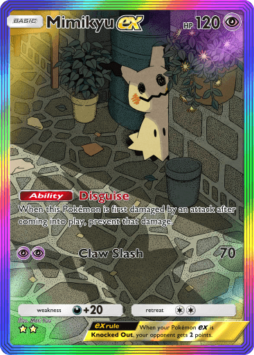 Pokemon TCG Pocket - B2 199 Mimikyu ex