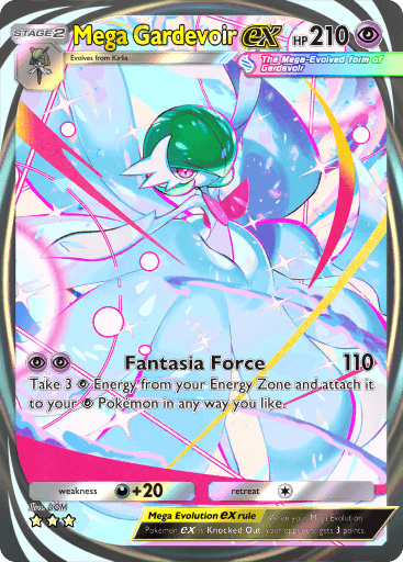 Pokemon TCG Pocket - B2 203 Mega Gardevoir ex