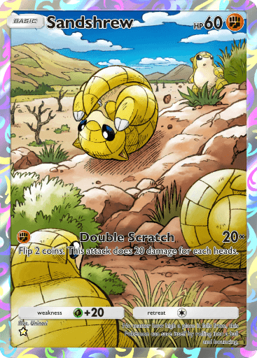 Pokemon TCG Pocket - B2 170 Sandshrew