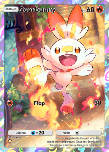 Pokemon TCG Pocket - B2 162 Scorbunny