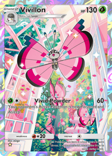 Pokemon TCG Pocket - B2 158 Vivillon