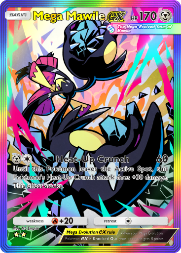 Pokemon TCG Pocket - B2 201 Mega Mawile ex