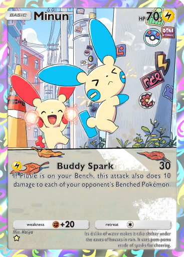 Pokemon TCG Pocket - B2 165 Minun