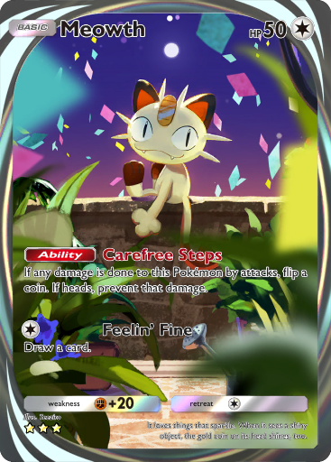 Pokemon TCG Pocket - B2 204 Meowth