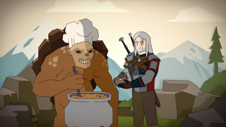 Reigns: The Witcher Geralt Asking For Food