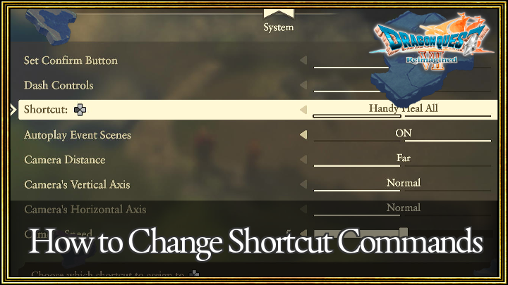 DQ7 - How to Change Shortcut Commands