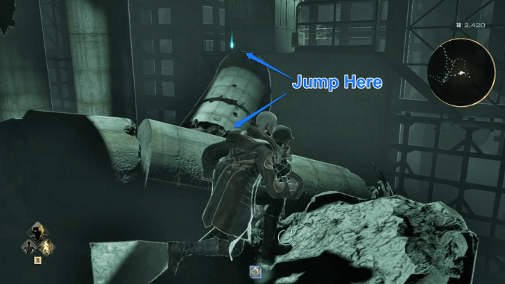 Jump here to get Stone Trap
